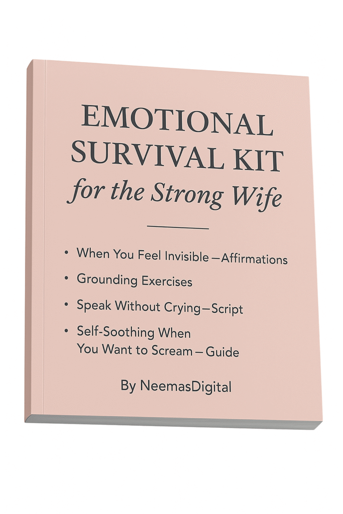 emotional survival kit for women printable pdf