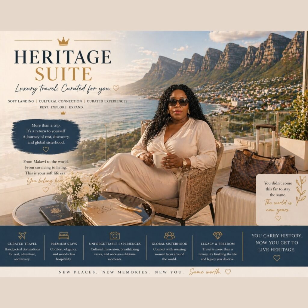 Luxury travel experience for women with global destinations, lifestyle expansion, and soft life living